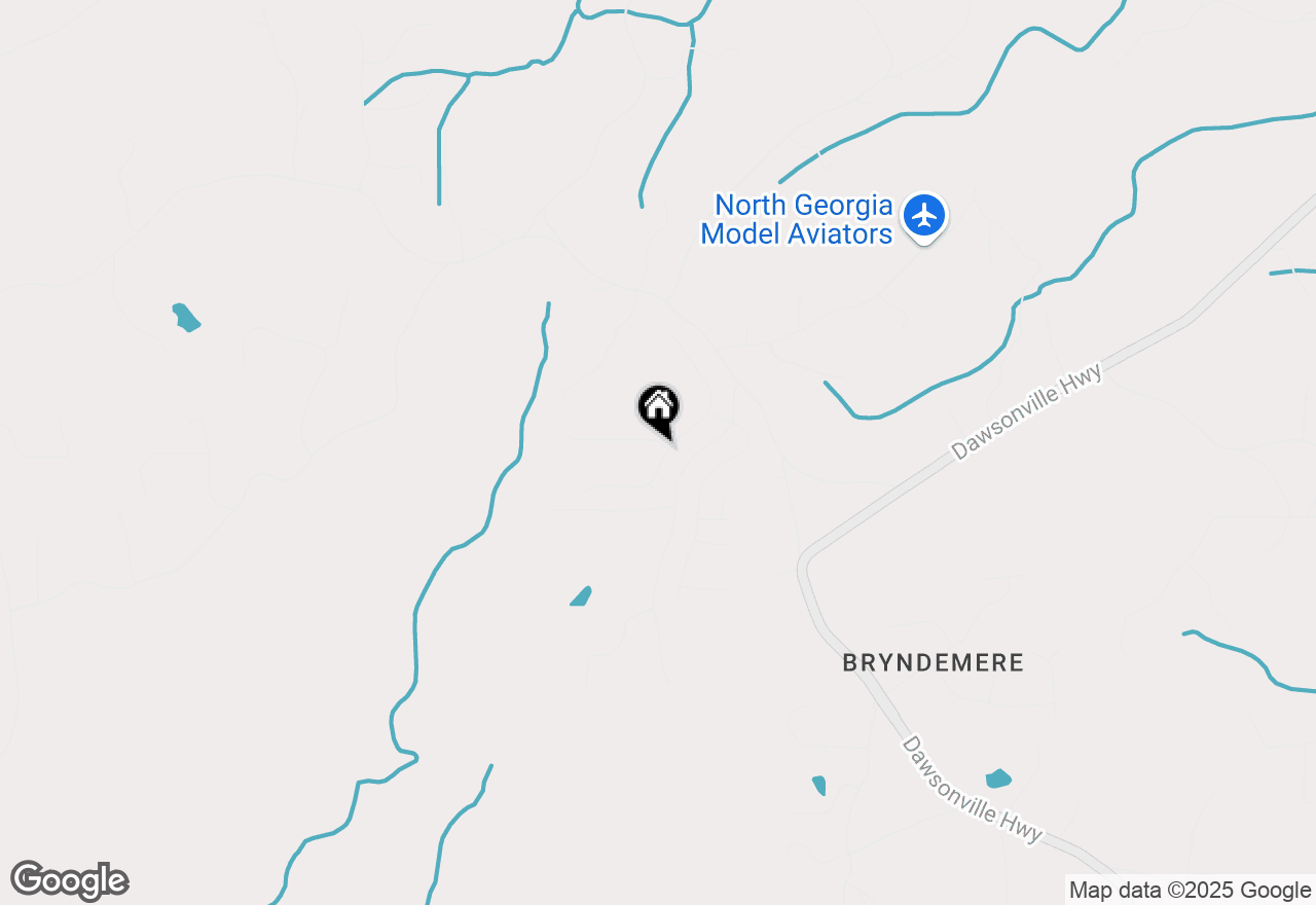 Map of 376 Makers Way, Dawsonville, GA 30534