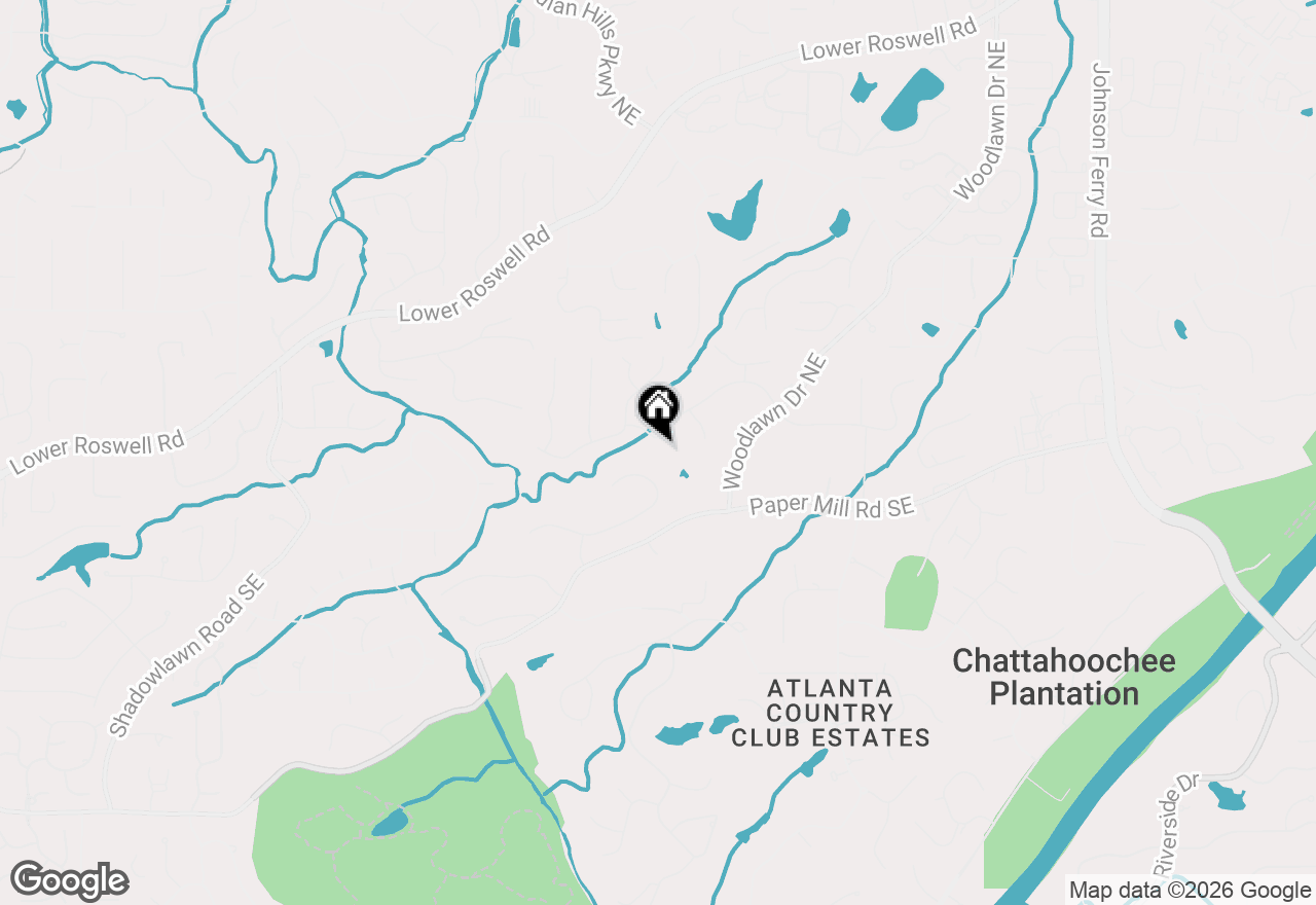 Map of 4170 Blackland Drive, Marietta, GA 30067