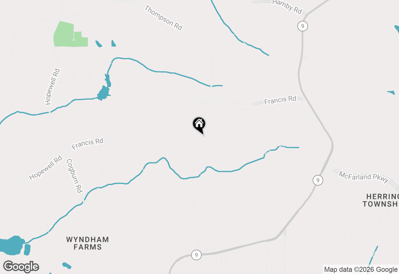 Map of 955 York Cove, Milton, GA 30004