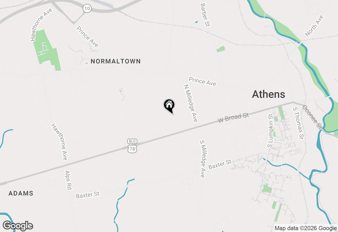 Map of 1196 W Hancock Avenue #1, Athens, GA 30606