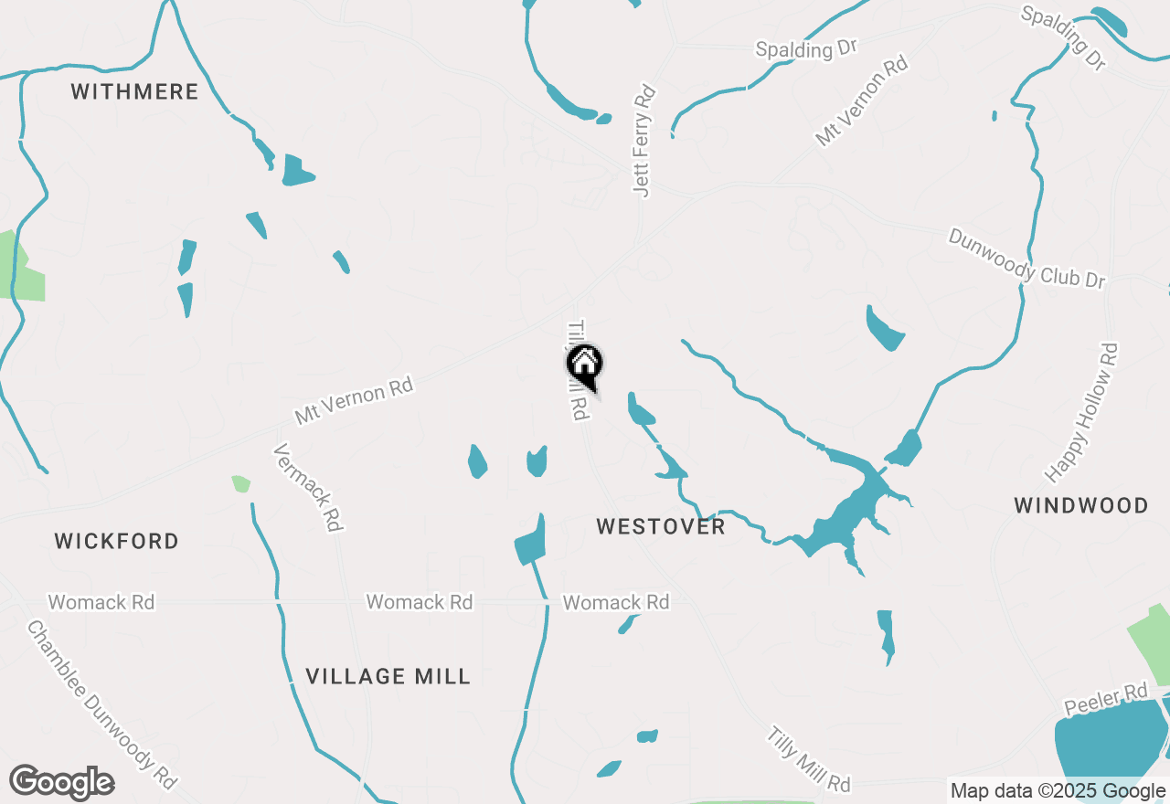 Map of 5190 Holland Court, Dunwoody, GA 30338