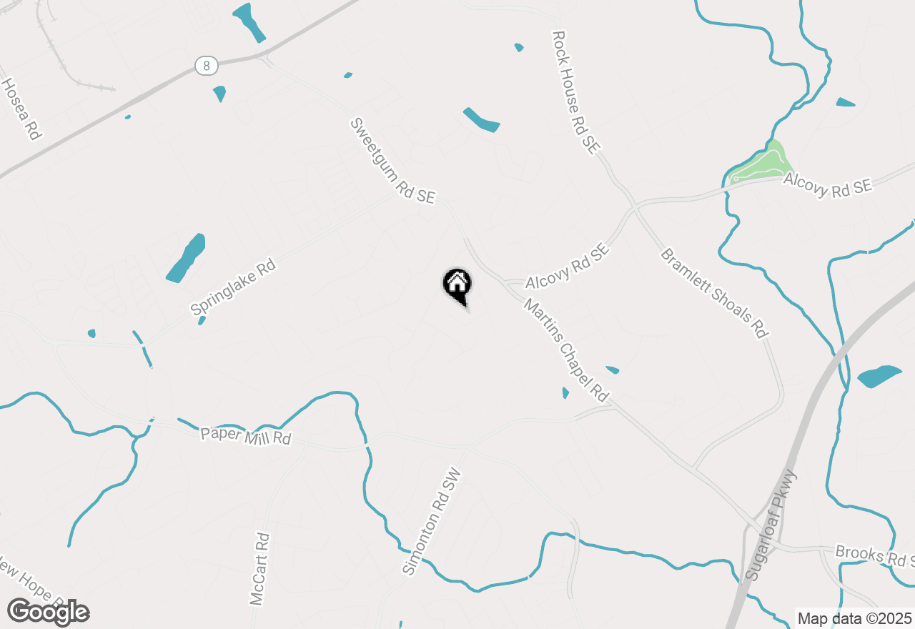 Map of 860 Sweet Mill Lane, Lawrenceville, GA 30045