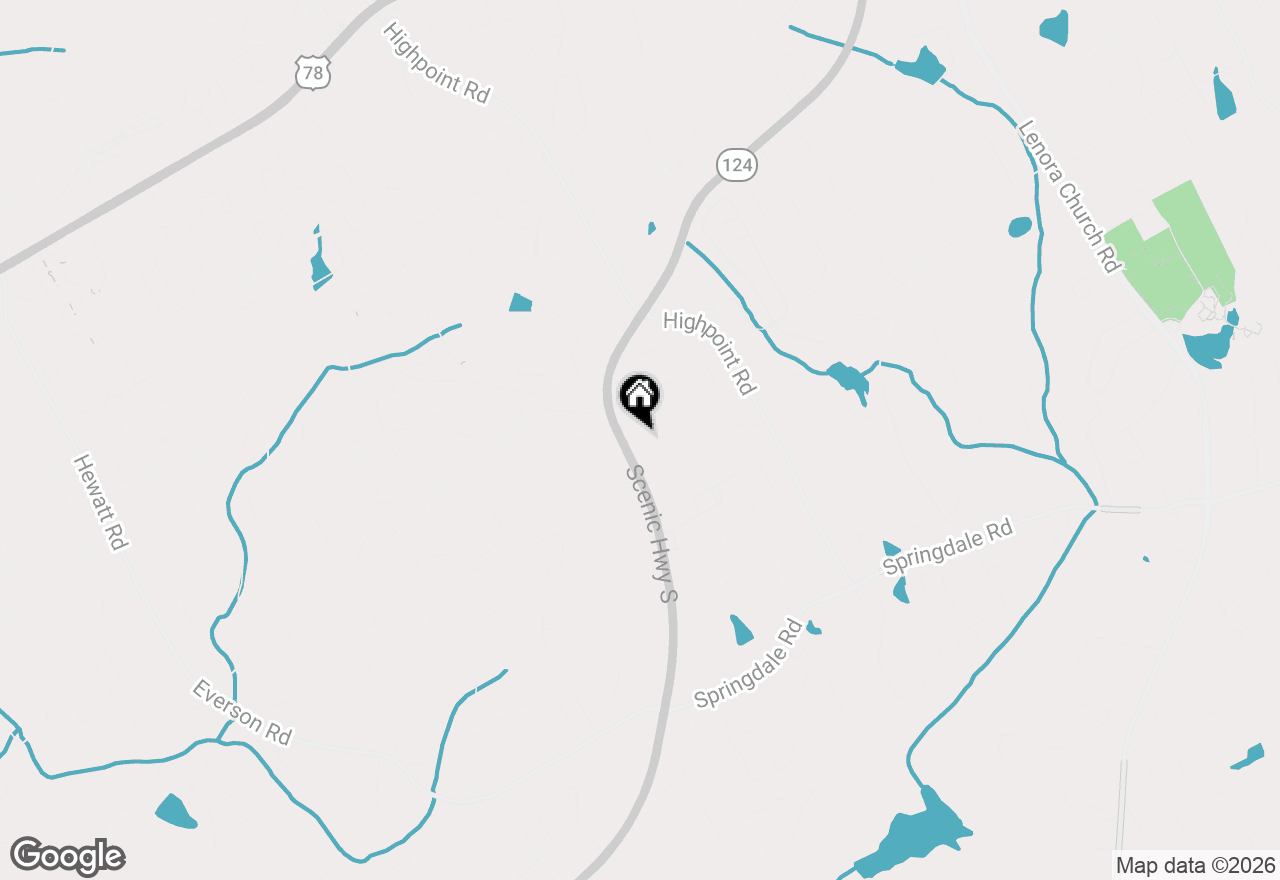 Map of 2720 Centerville Highway, Snellville, GA 30078