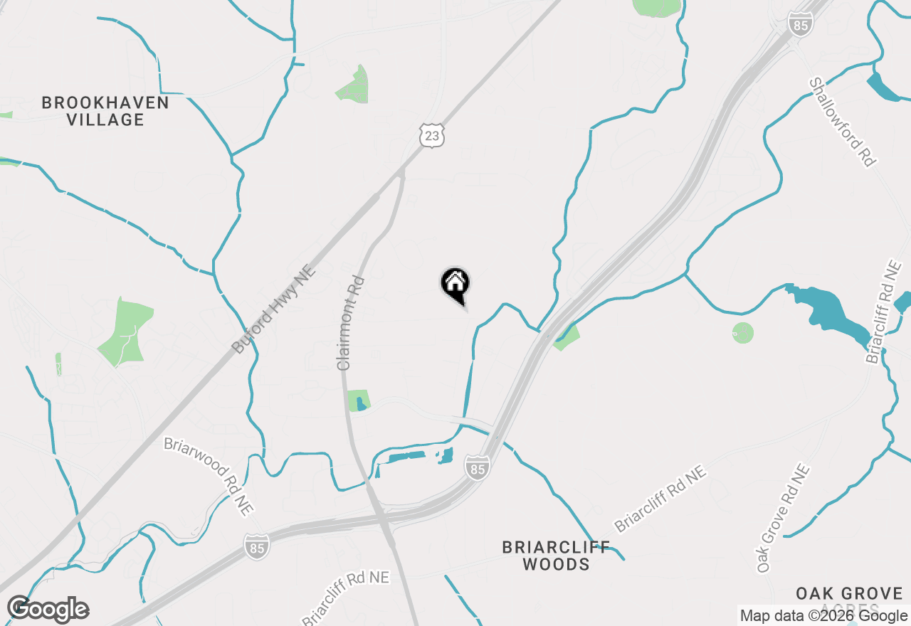 Map of 1954 Mcjenkin Drive Ne, Atlanta, GA 30345