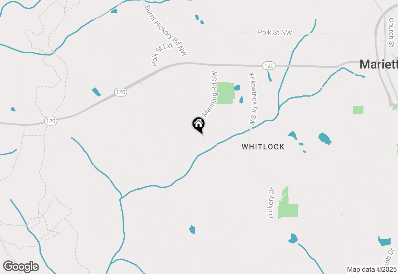 Map of 426 Manning Villas Lane, Marietta, GA 30064