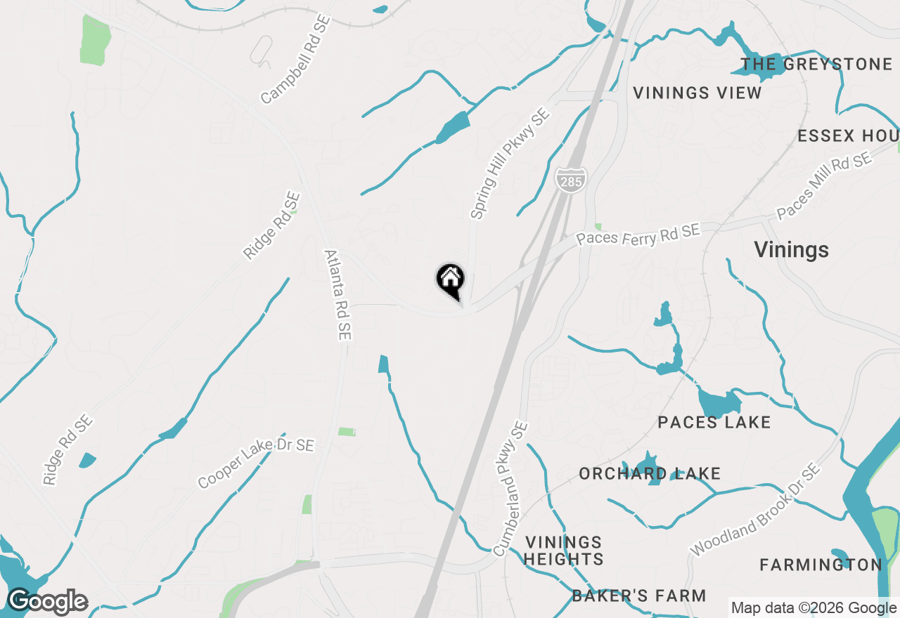 Map of 3796 Huger Place Se, Smyrna, GA 30080