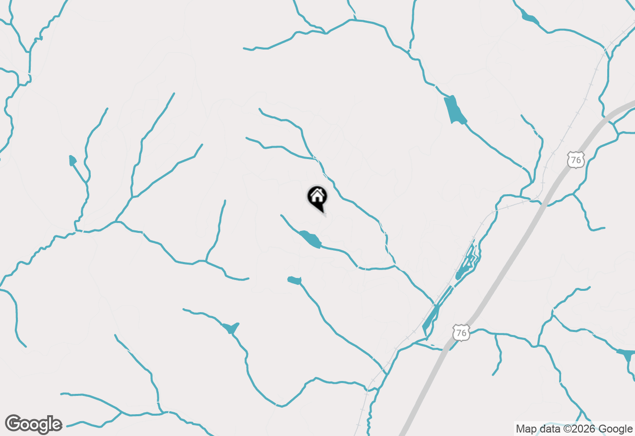 Map of 40 Lakeside Drive, Blue Ridge, GA 30513