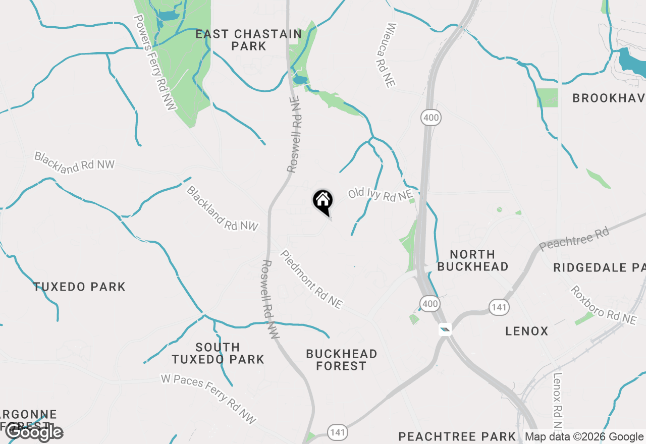 Map of 200 Old Ivy Road Ne, Atlanta, GA 30342