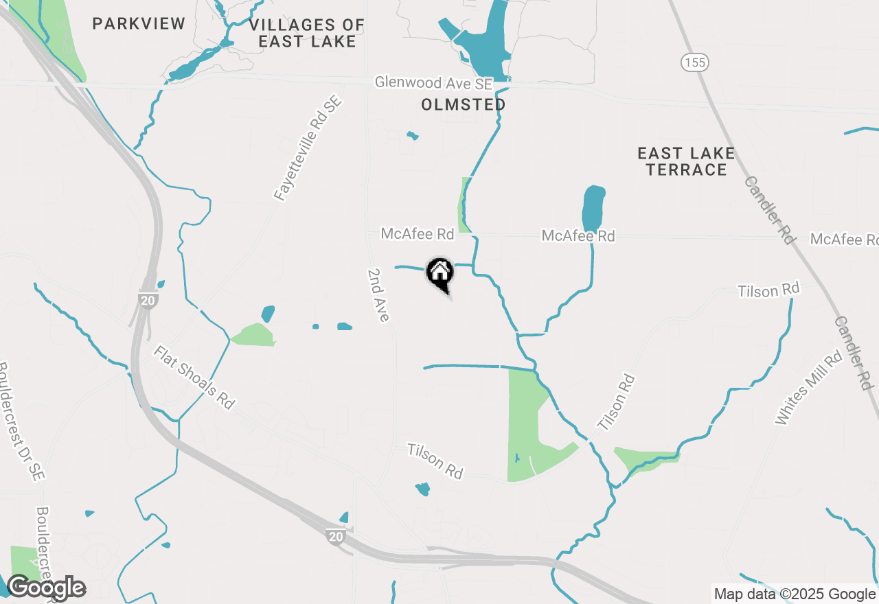 Map of 2123 Juanita Street, Decatur, GA 30032