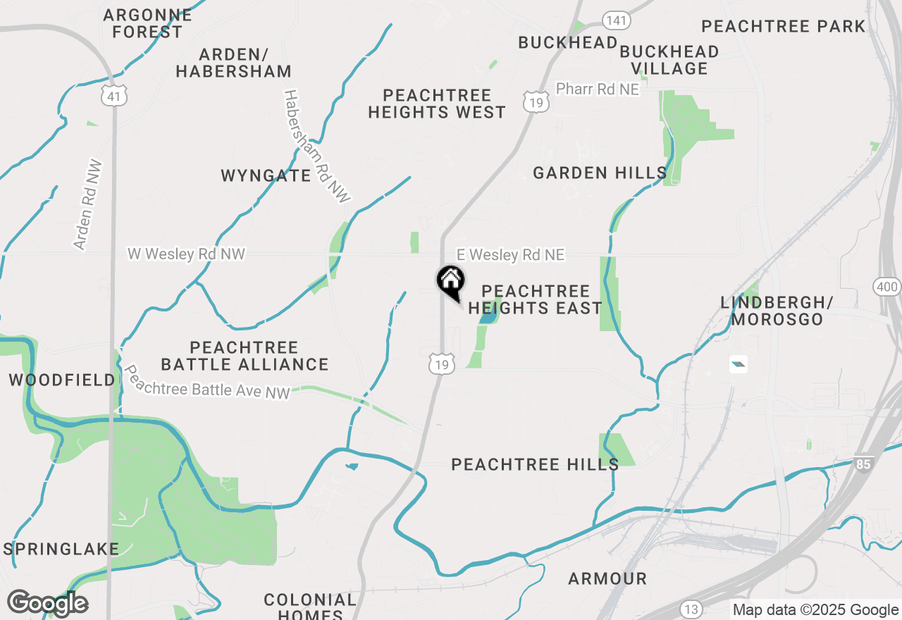 Map of 2575 Peachtree Road Ne #21-D, Atlanta, GA 30305