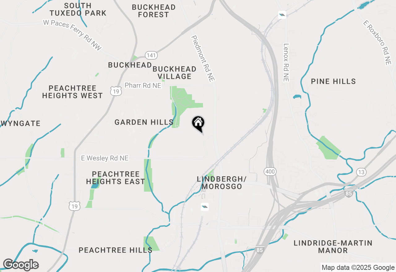 Map of 527 Brentwood Drive Ne, Atlanta, GA 30305