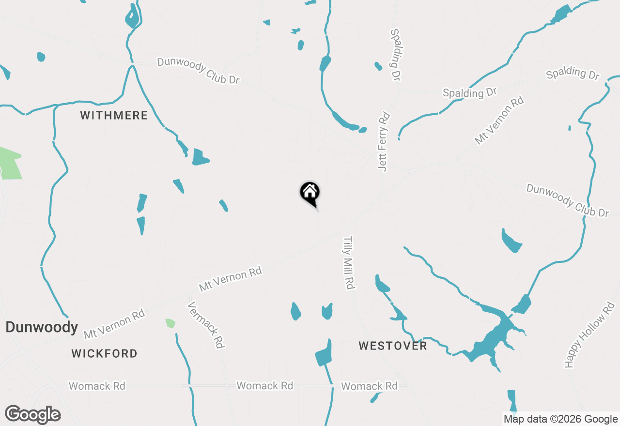 Map of 5346 Oxford Chase Way, Atlanta, GA 30338