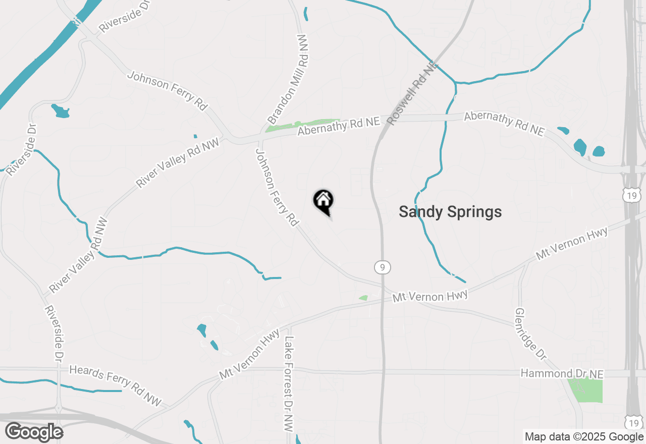 Map of 6412 North Hampton Drive, Atlanta, GA 30328