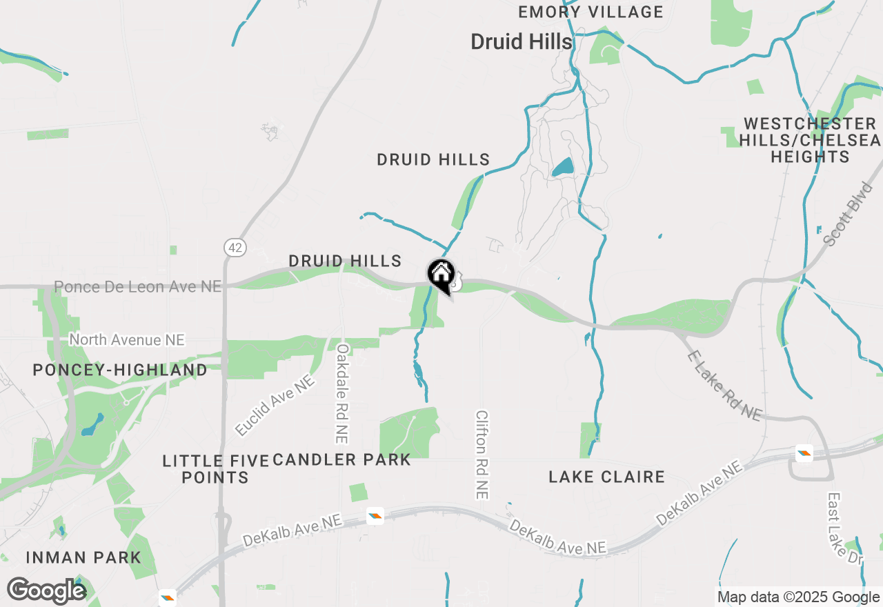 Map of 1585 S Ponce De Leon Avenue #2, Atlanta, GA 30307