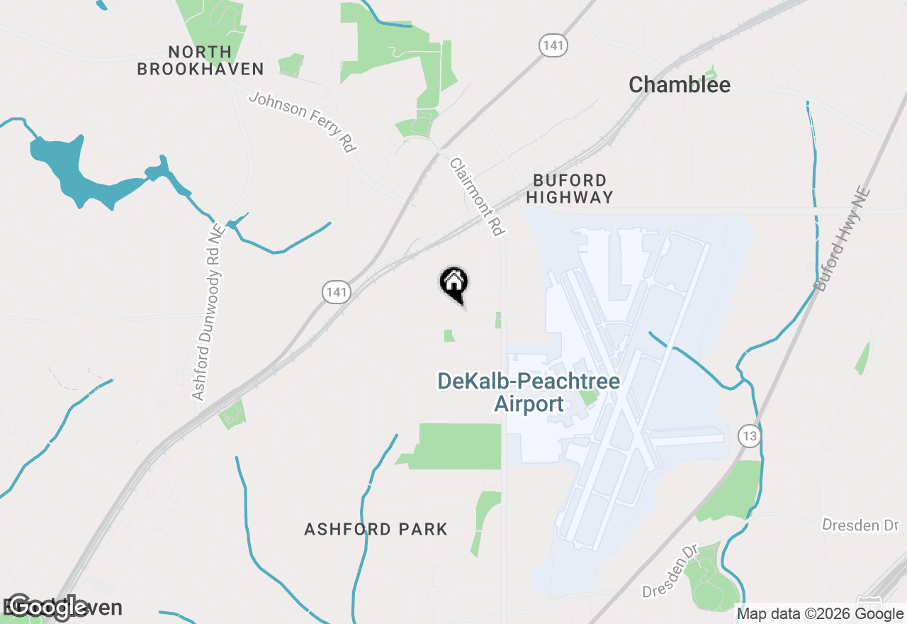 Map of 1871 Dyer Circle, Atlanta, GA 30341