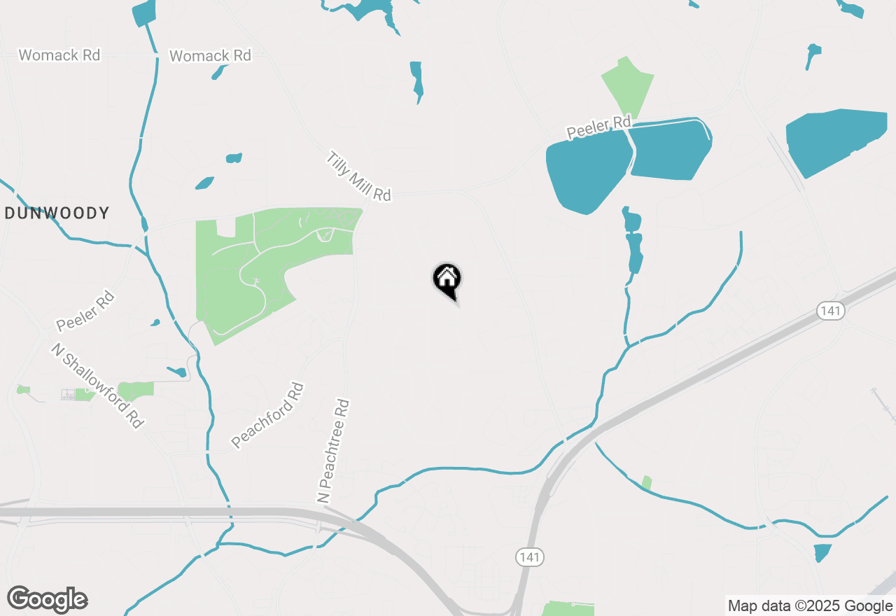 Map of 2419 Kings Point Drive, Dunwoody, GA 30338