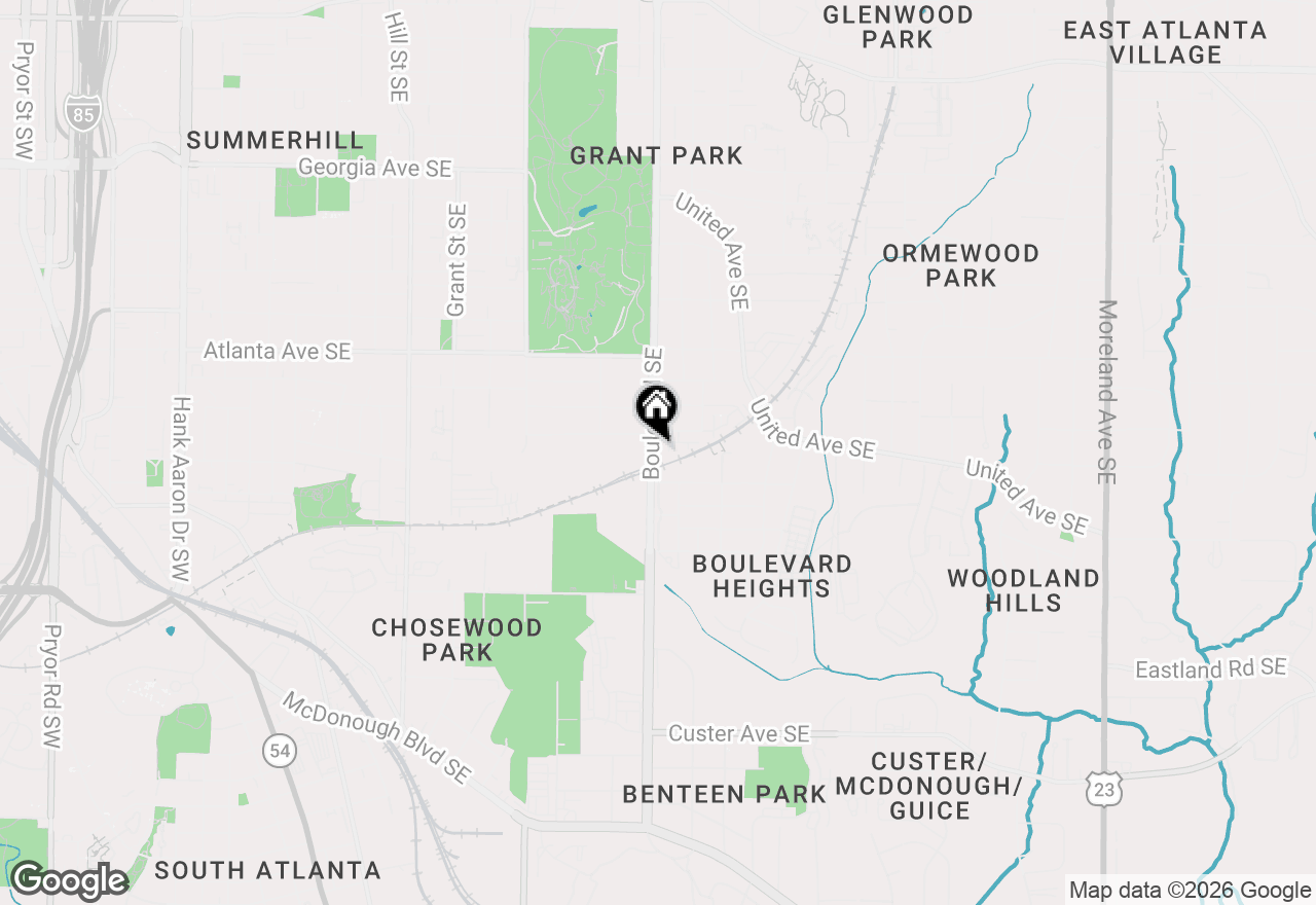 Map of 1010-B Boulevard Se, Atlanta, GA 30312