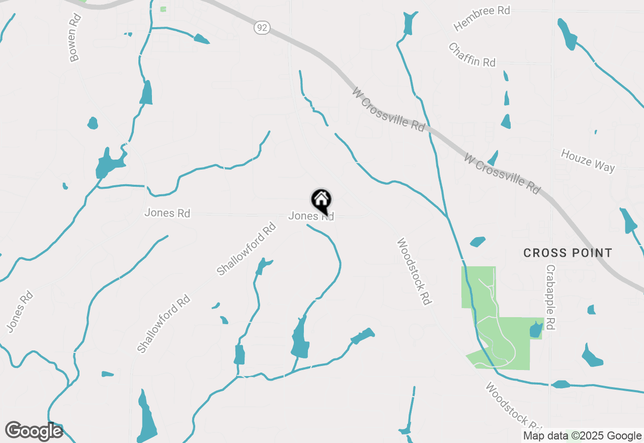 Map of 650 Jones Road, Roswell, GA 30075