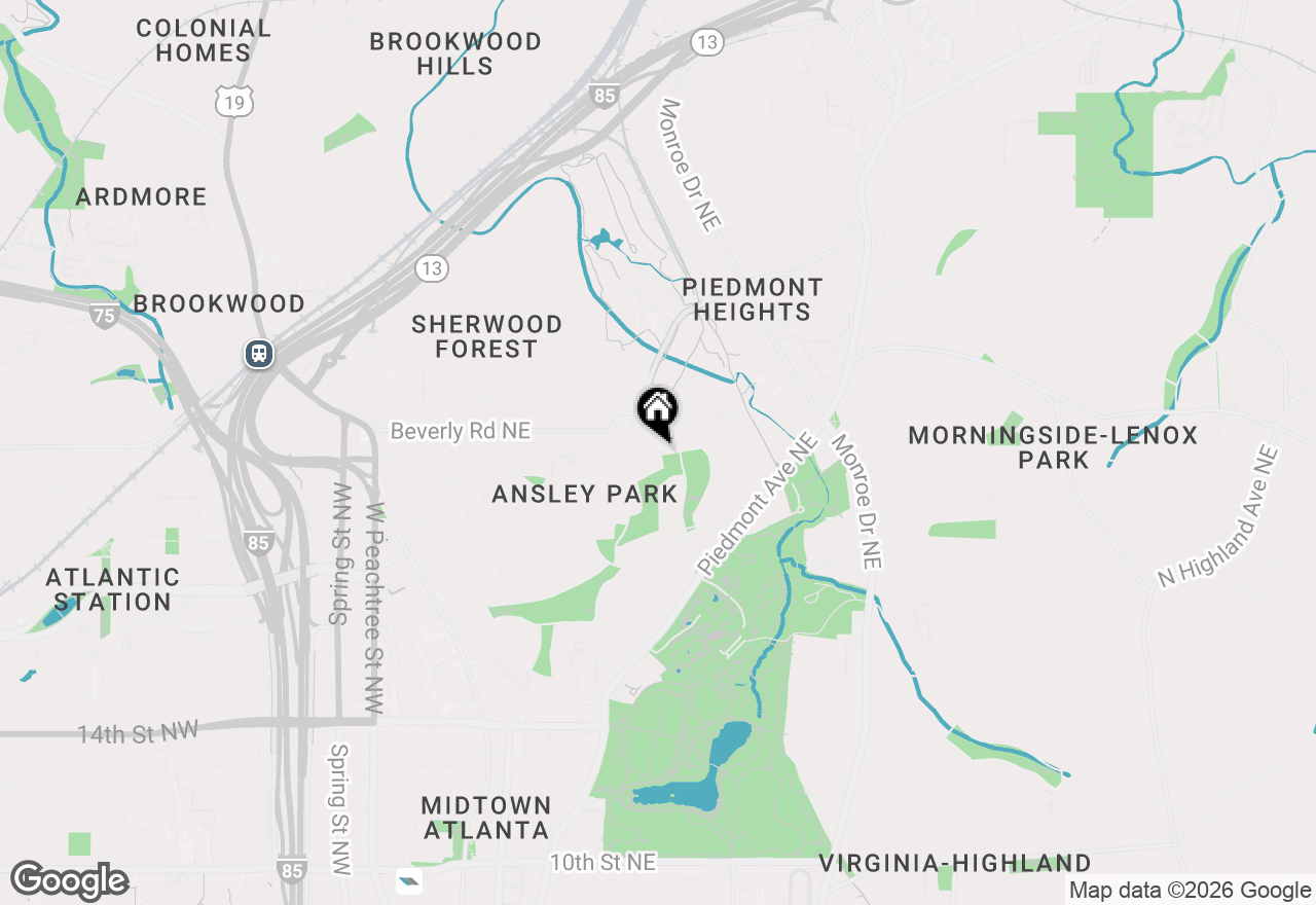 Map of 90 Maddox Drive Ne, Atlanta, GA 30309