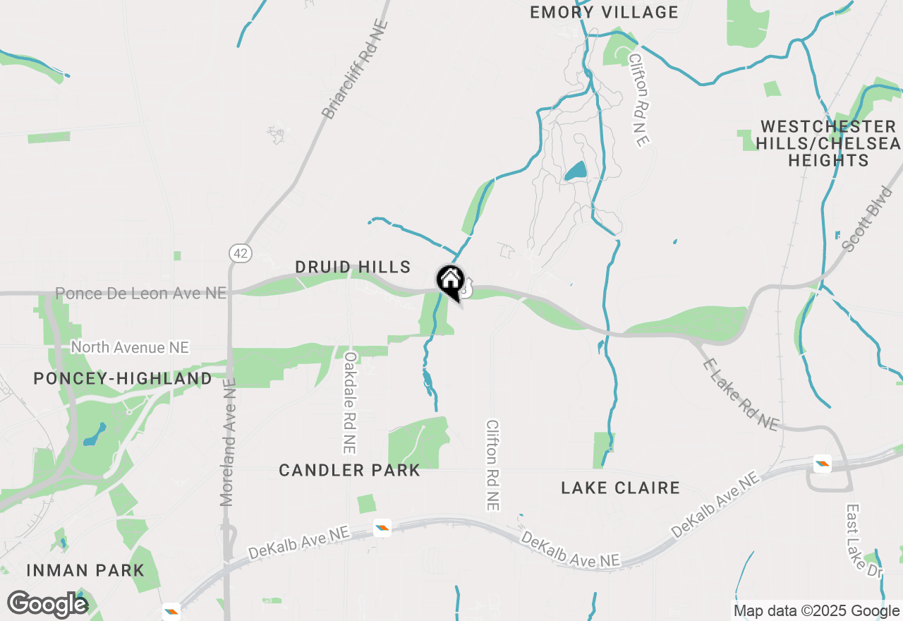 Map of 1585 S Ponce De Leon Avenue Ne #19, Atlanta, GA 30307