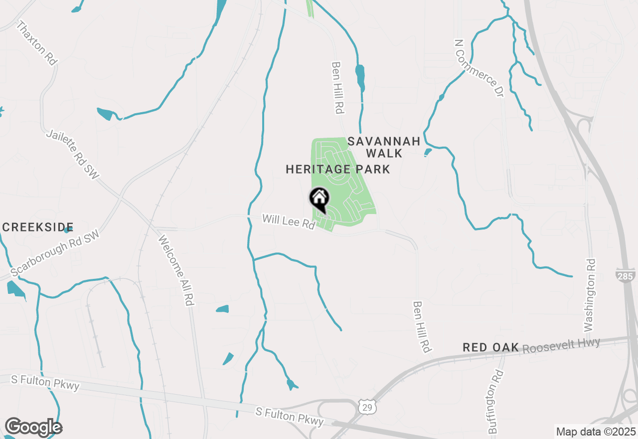 Map of 4820 W Park Circle #4820, Atlanta, GA 30349