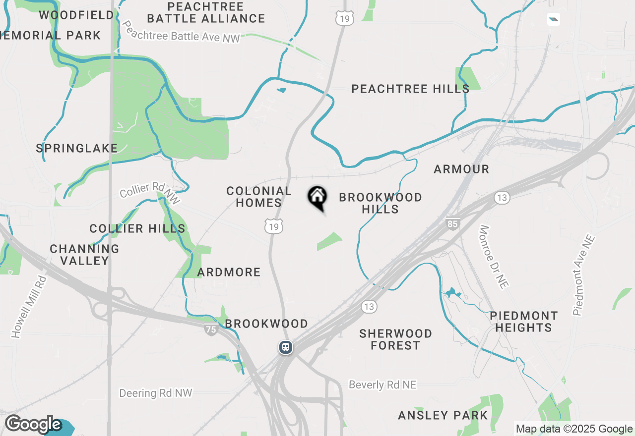 Map of 89 Brighton Road Ne, Atlanta, GA 30309