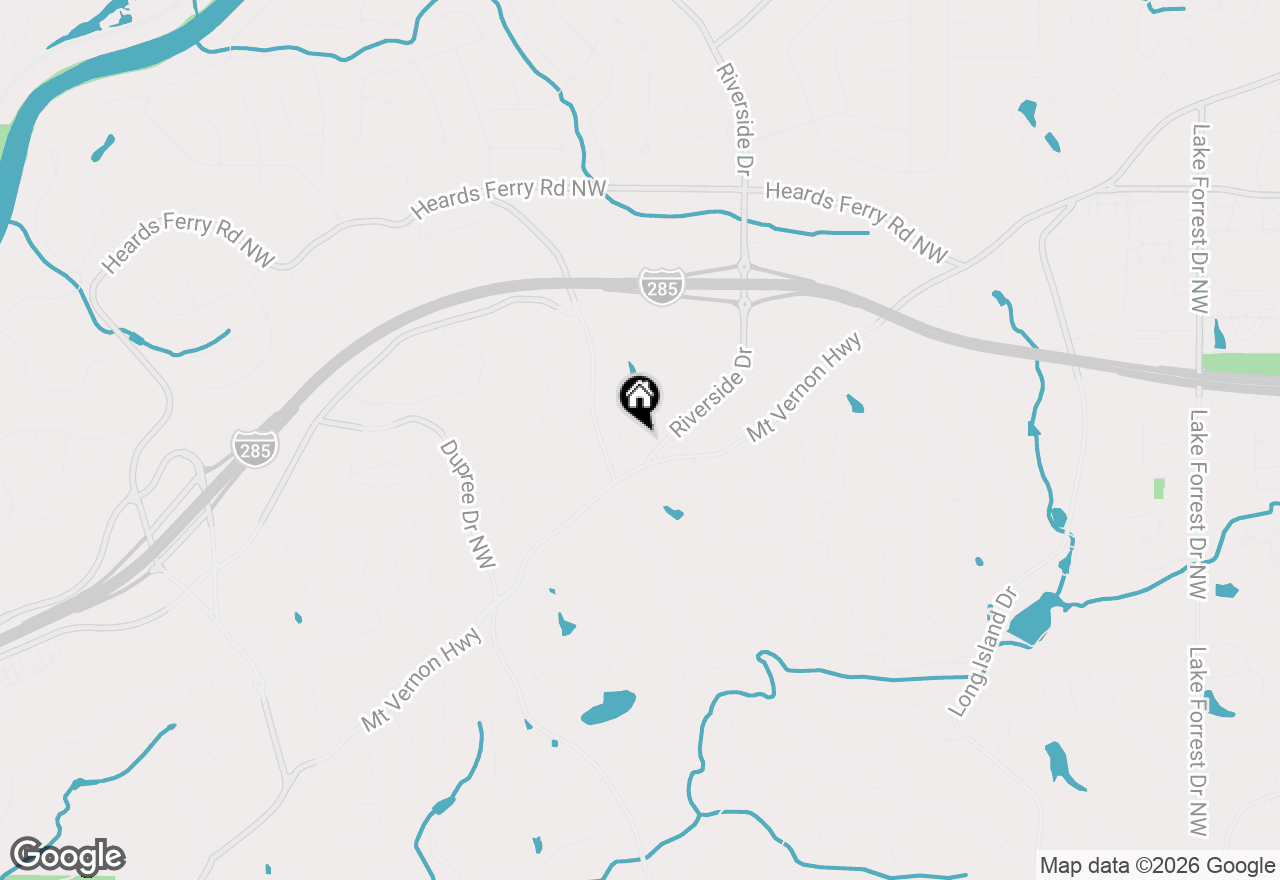 Map of 740 Riley Place, Atlanta, GA 30327
