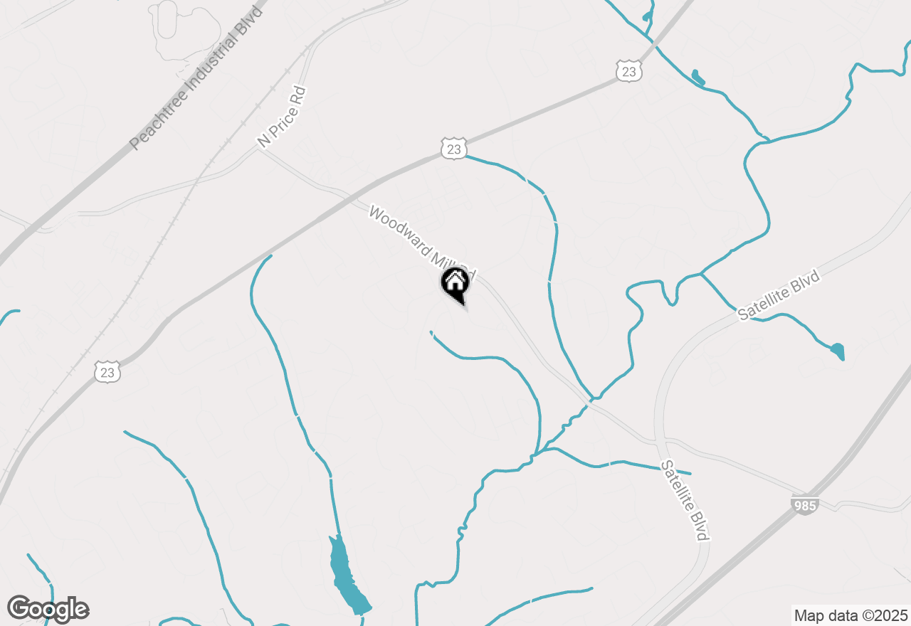 Map of 4071 Woodward Walk Lane, Suwanee, GA 30024