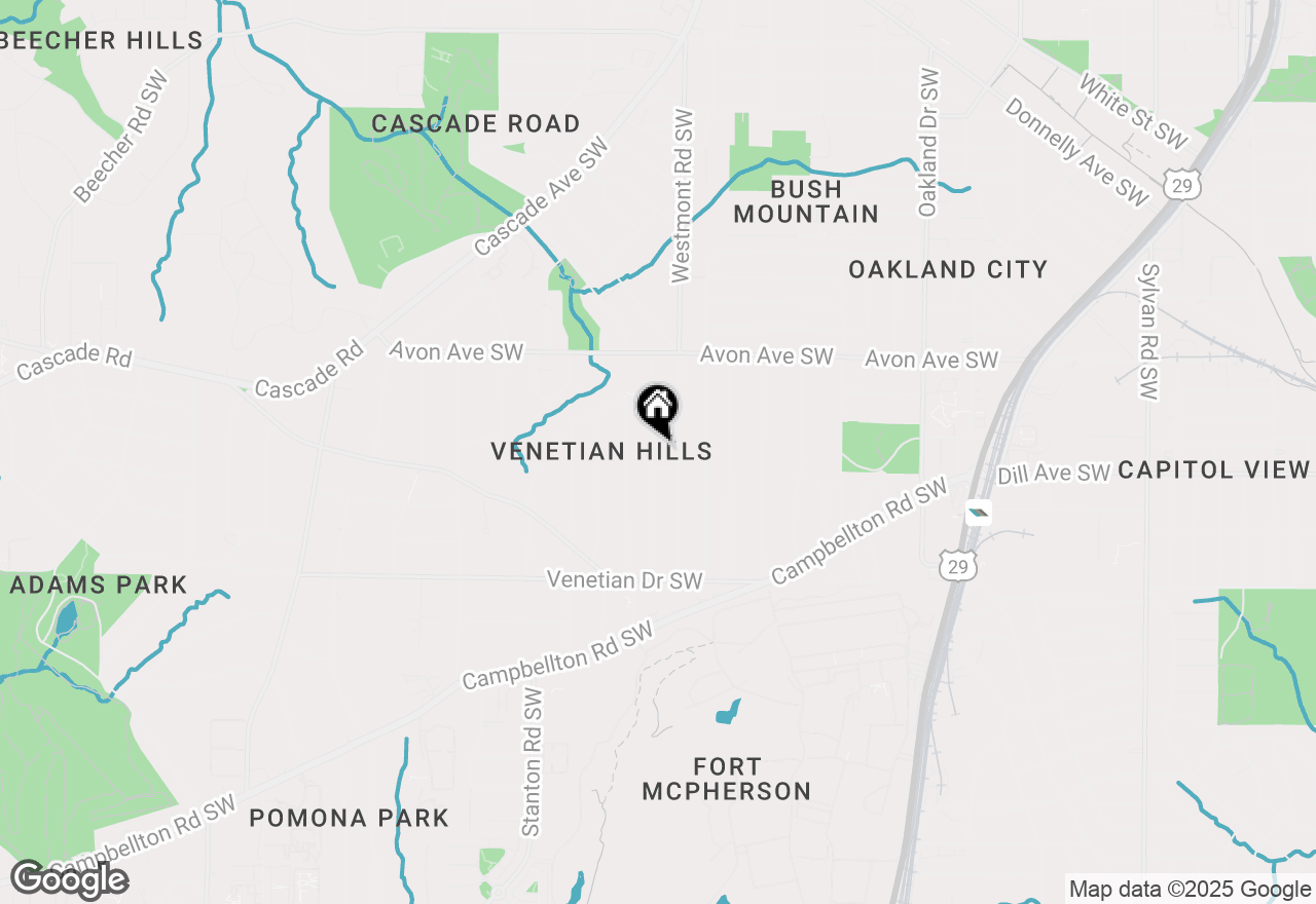 Map of 1330 Lockwood Drive Sw, Atlanta, GA 30311
