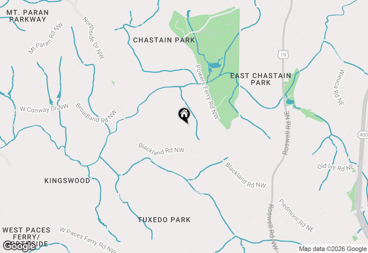 Map of 261 King Road Nw, Atlanta, GA 30342