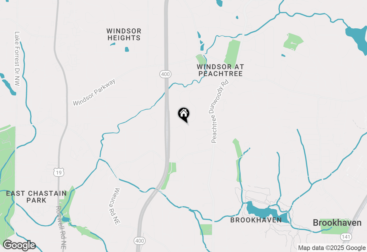Map of 4505 Glengary Drive Ne, Atlanta, GA 30342