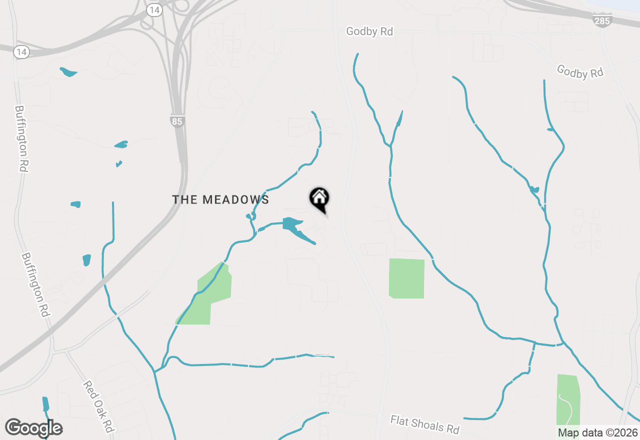 Map of 124 Camelot Drive, Atlanta, GA 30349