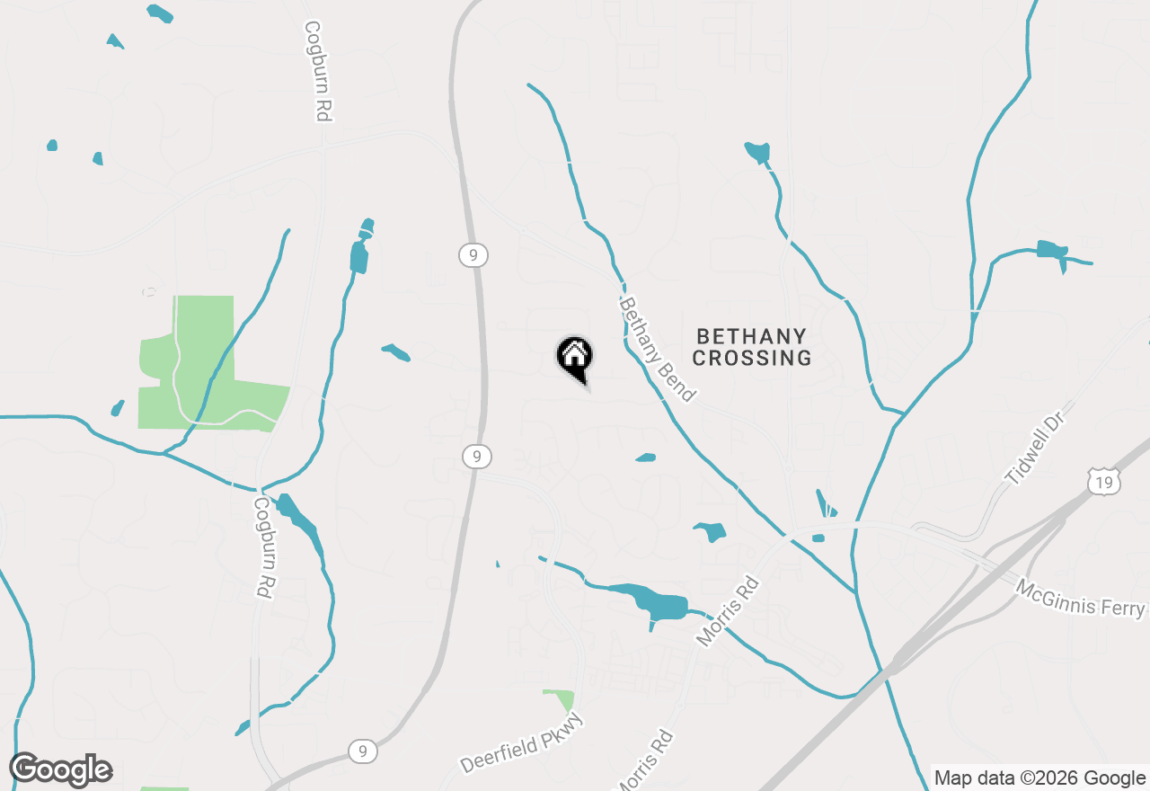 Map of 3190 Serenade Court, Alpharetta, GA 30004