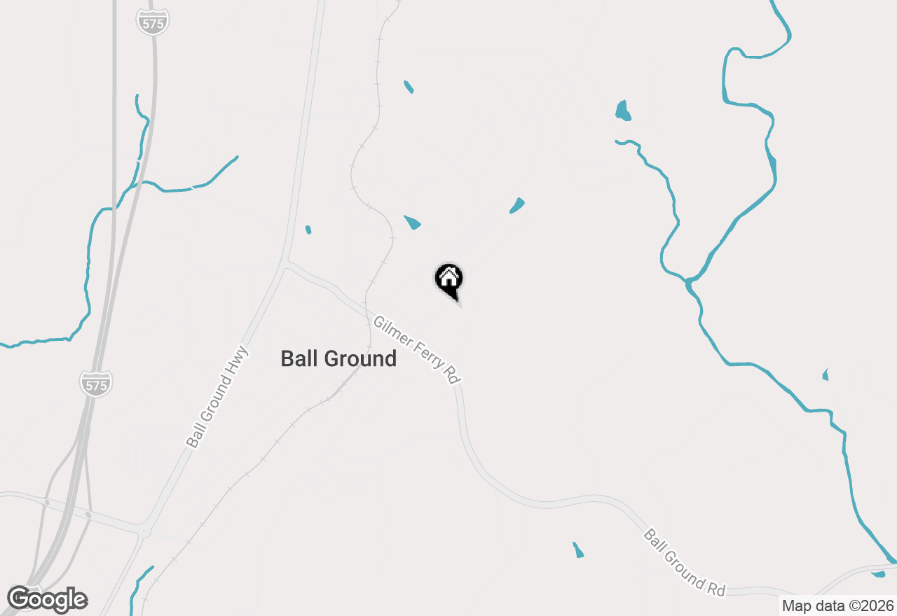 Map of 569 Groover Street, Ball Ground, GA 30107