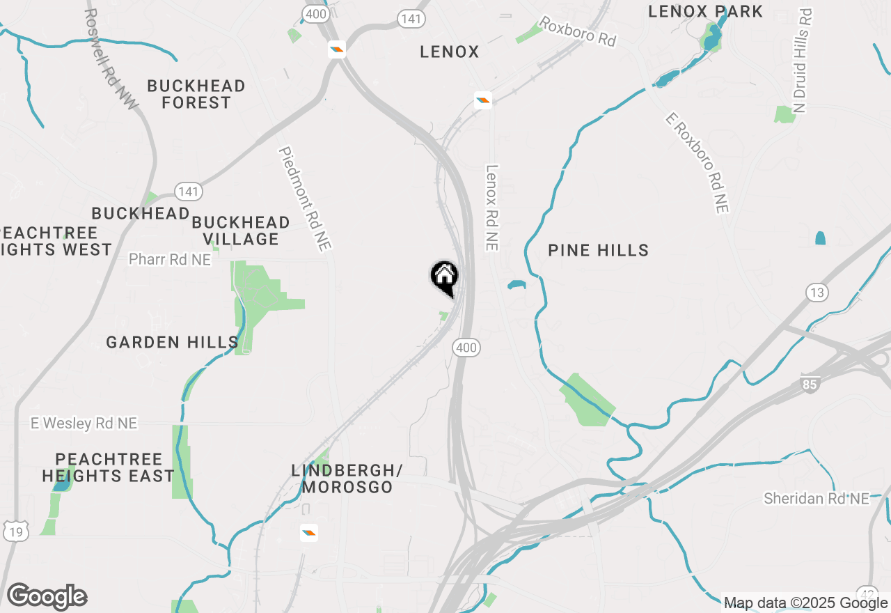 Map of 764 Burke Road, Atlanta, GA 30305