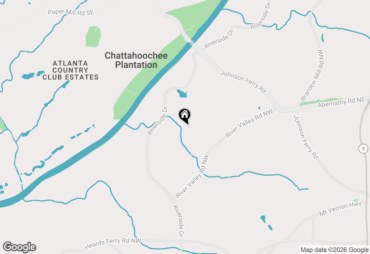 Map of 585 Amberidge Trail, Atlanta, GA 30328