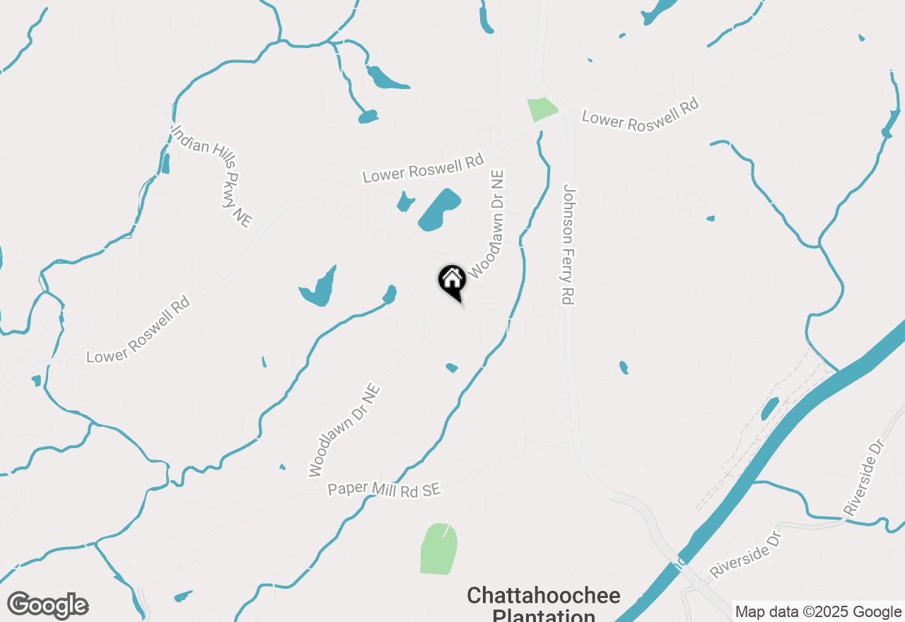 Map of 4610 Wynmeade Park Ne, Marietta, GA 30067