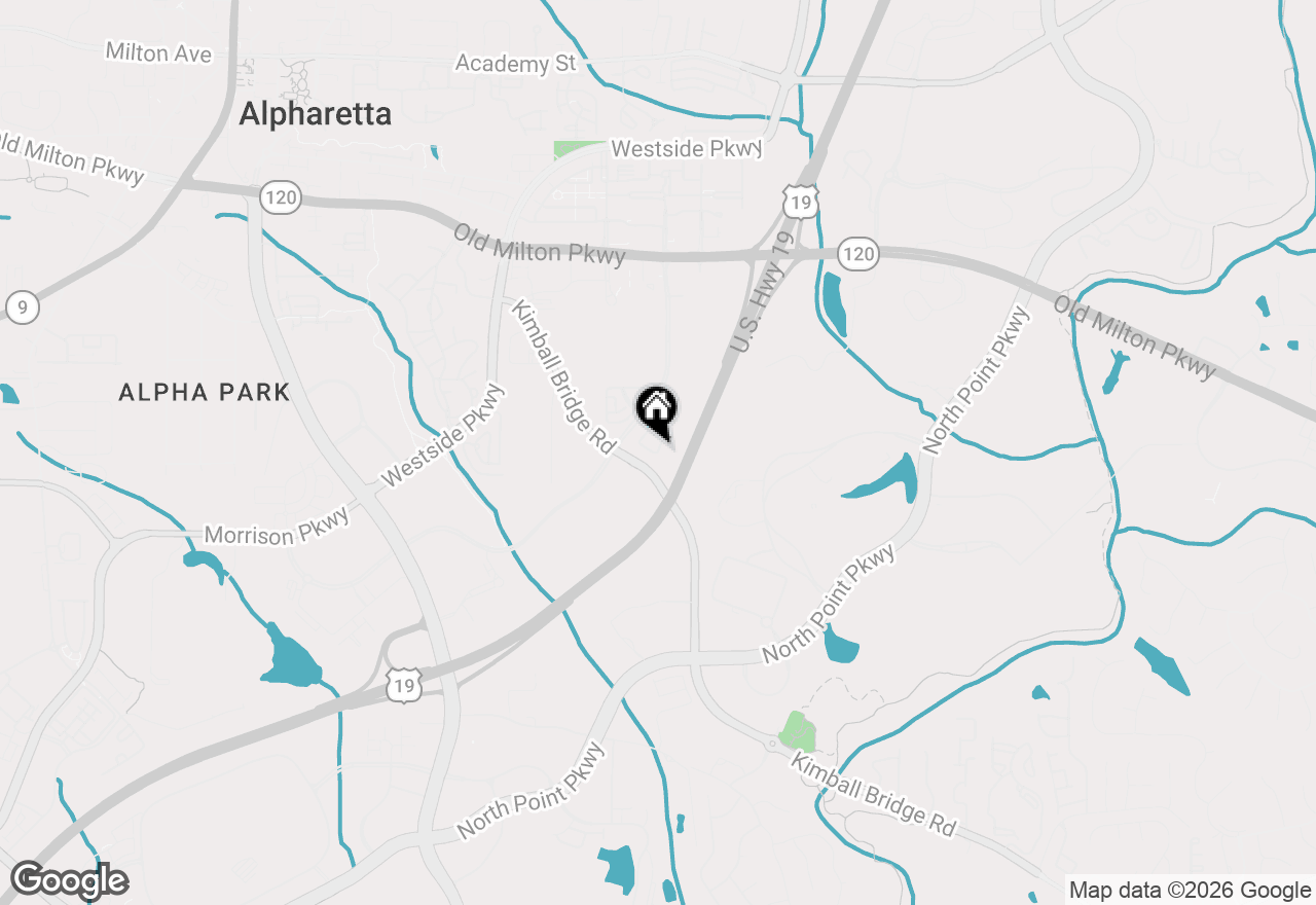 Map of 617 Hanlon Way, Alpharetta, GA 30009