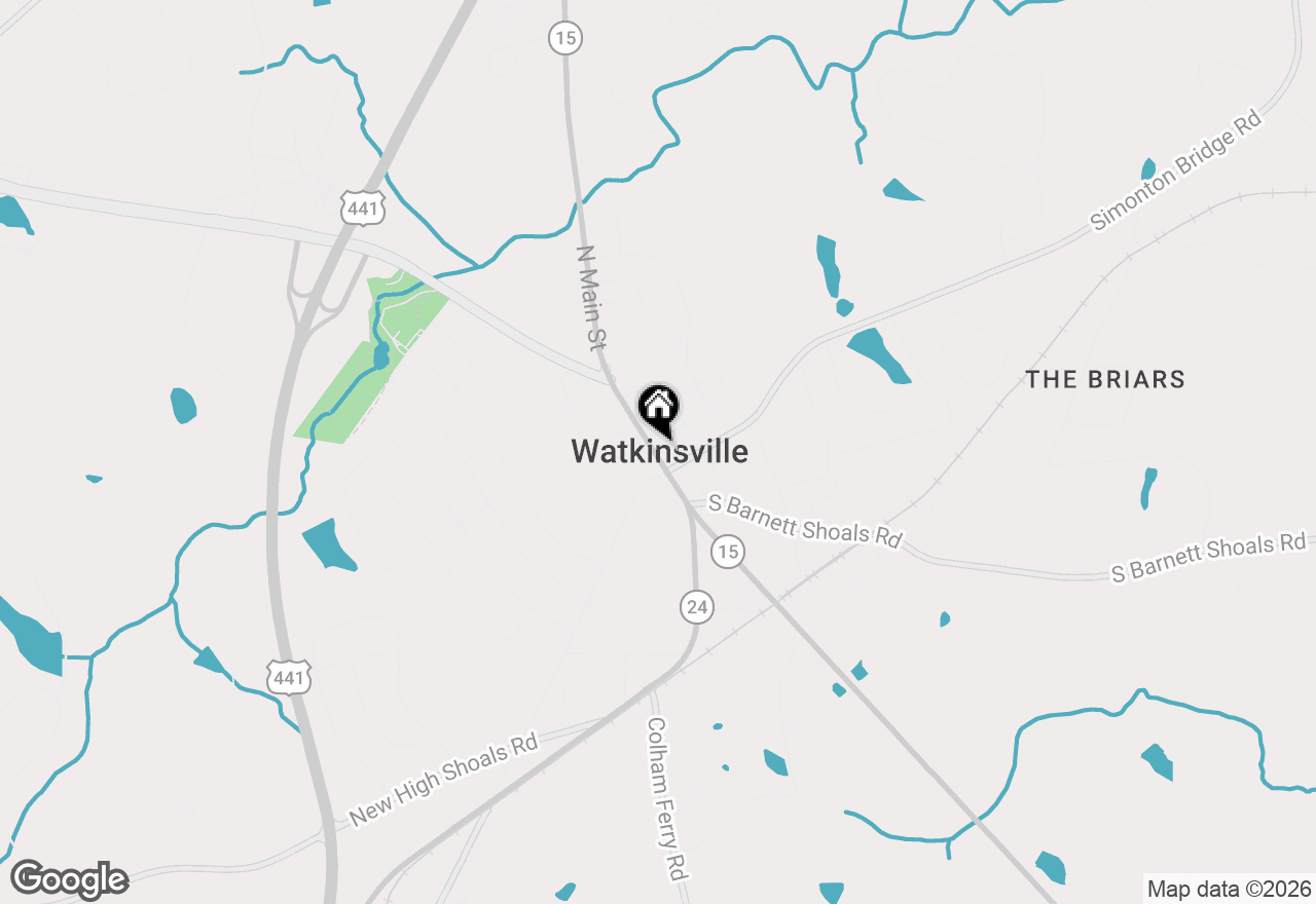 Map of 3390 Stoney Brook, Watkinsville, GA 30677