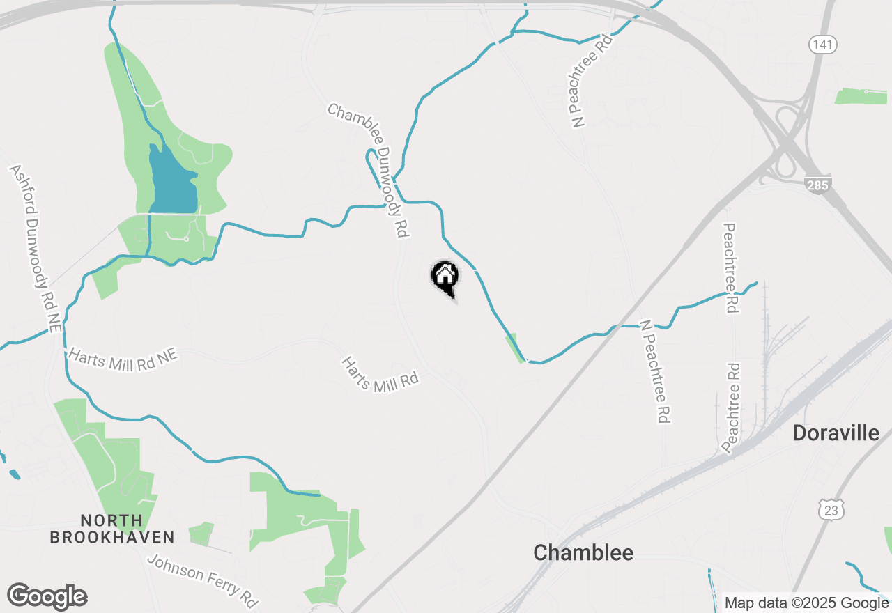 Map of 3831 Montford Drive, Atlanta, GA 30341