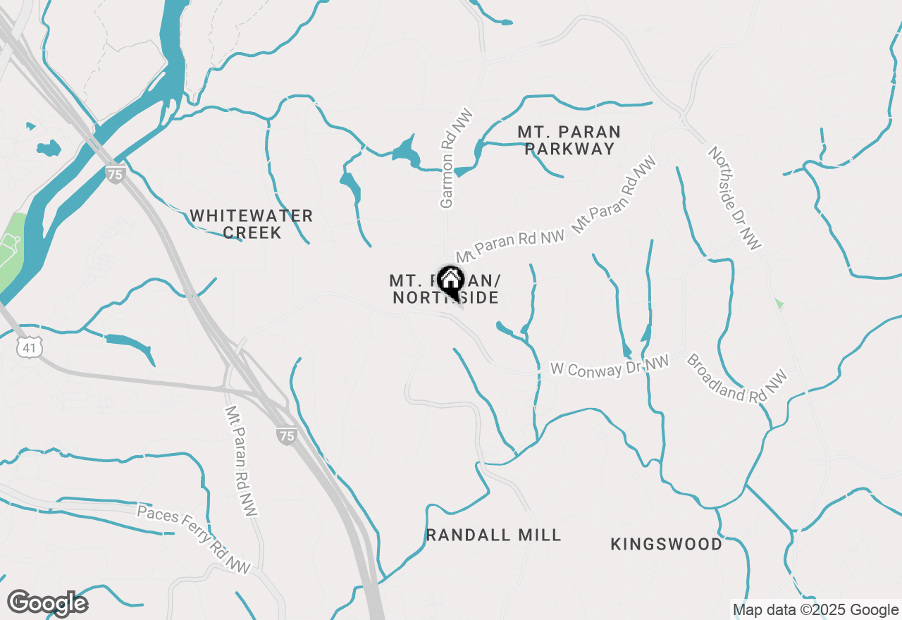 Map of 1191 W Conway Drive, Atlanta, GA 30327