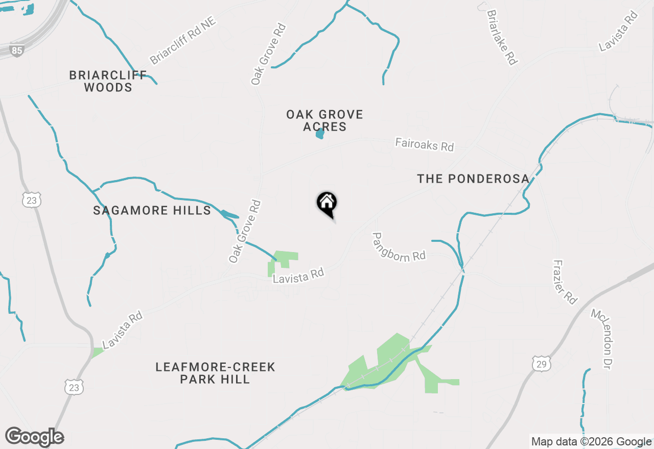 Map of 2562 Coralwood Drive, Decatur, GA 30033