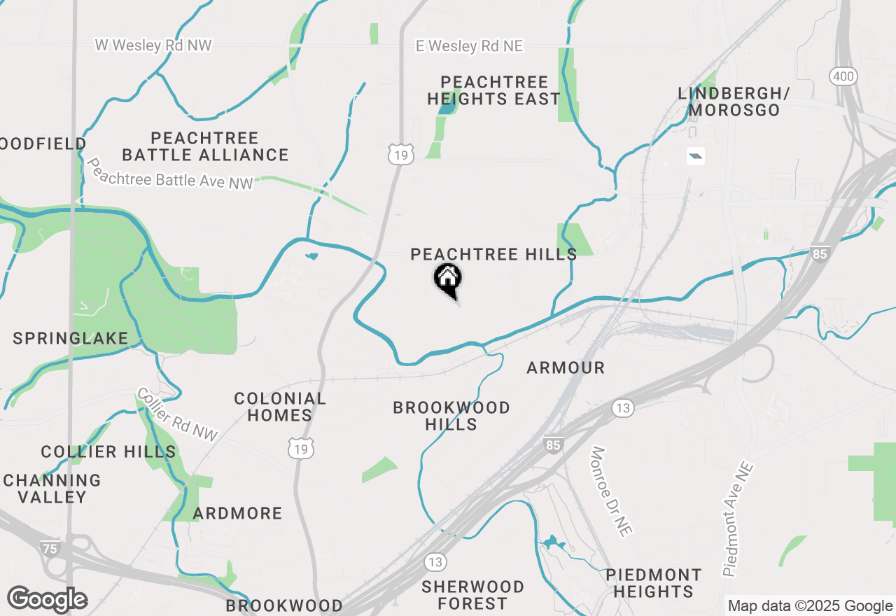 Map of 2210 Fairhaven Circle Ne, Atlanta, GA 30305