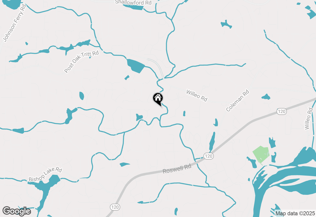 Map of 2655 Boulder Creek Drive, Roswell, GA 30075
