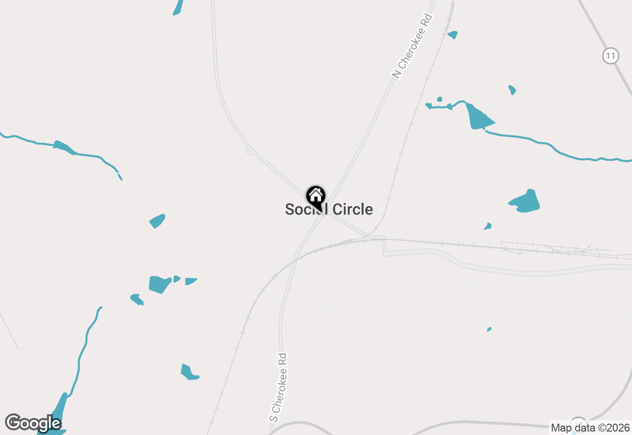 Map of 145 S Cherokee Road, Social Circle, GA 30025