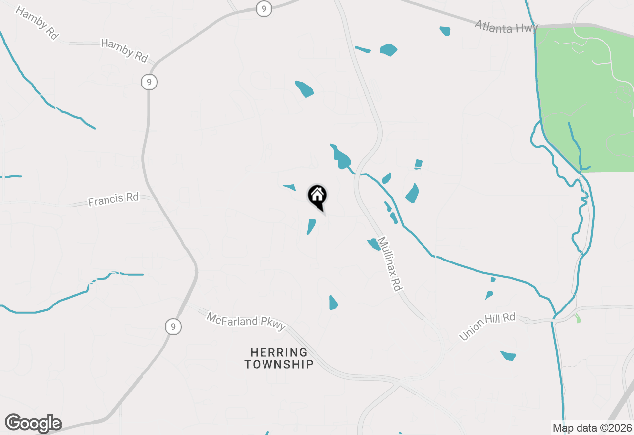 Map of 2370 Justin Trail, Alpharetta, GA 30004