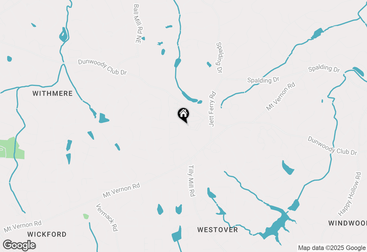 Map of 5377 Trentham Drive, Dunwoody, GA 30338