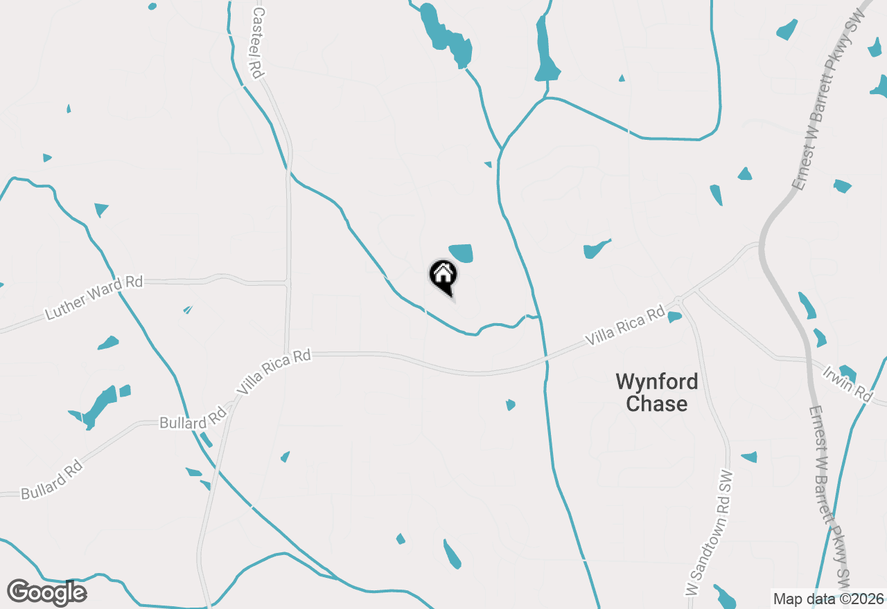 Map of 3347 Conley Downs Drive, Powder Springs, GA 30127