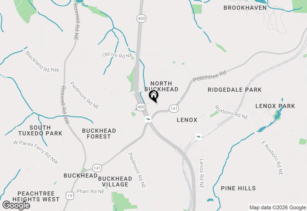 Map of 3376 Peachtree Road Ne #PH51, Atlanta, GA 30326