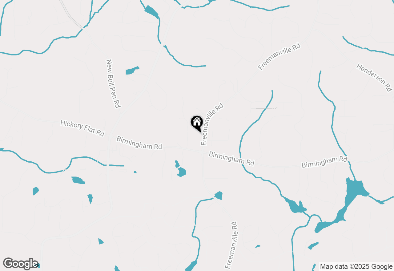Map of 15750 Freemanville Road, Milton, GA 30004